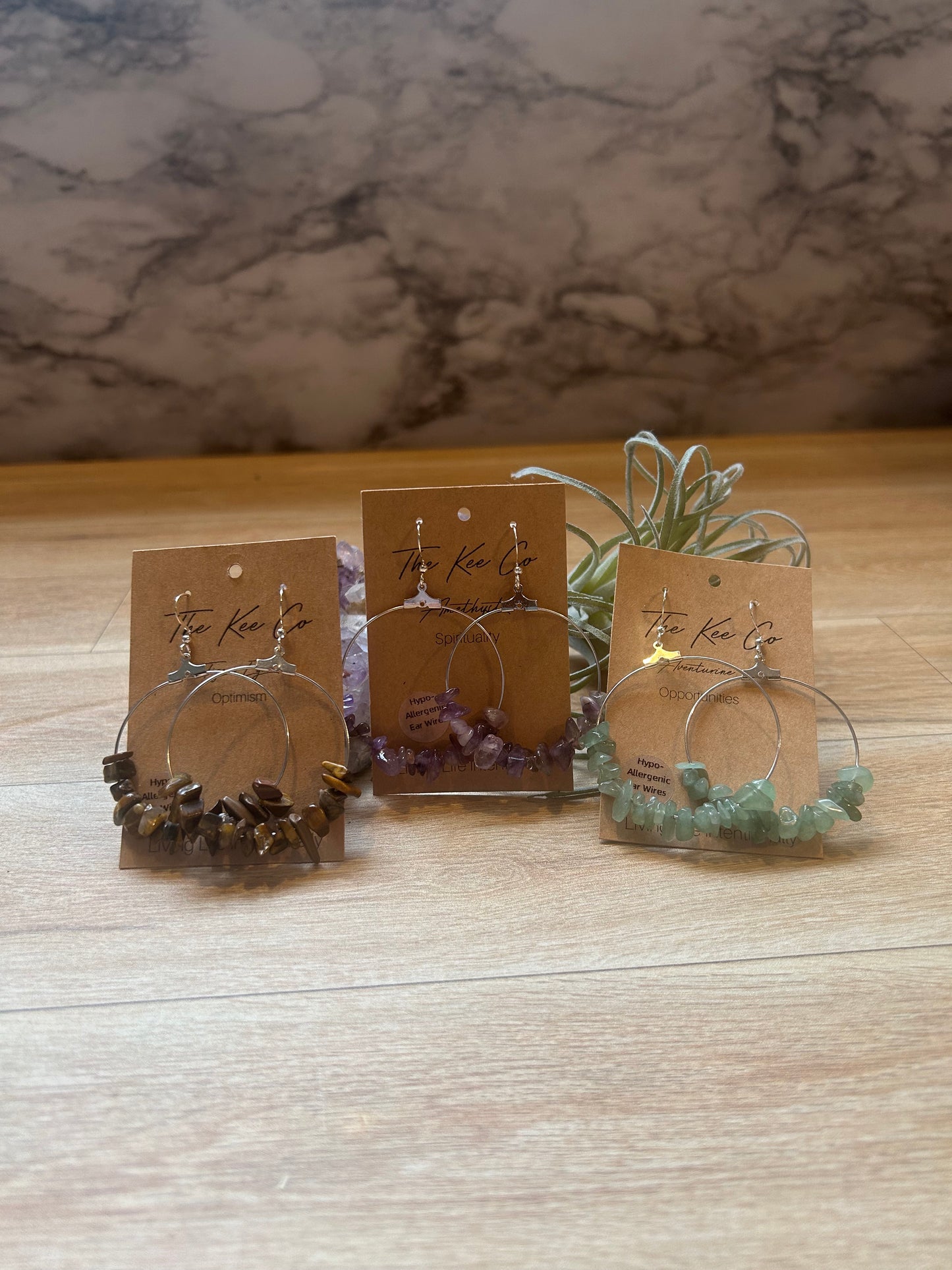 Rita Gemstone Chip Earrings