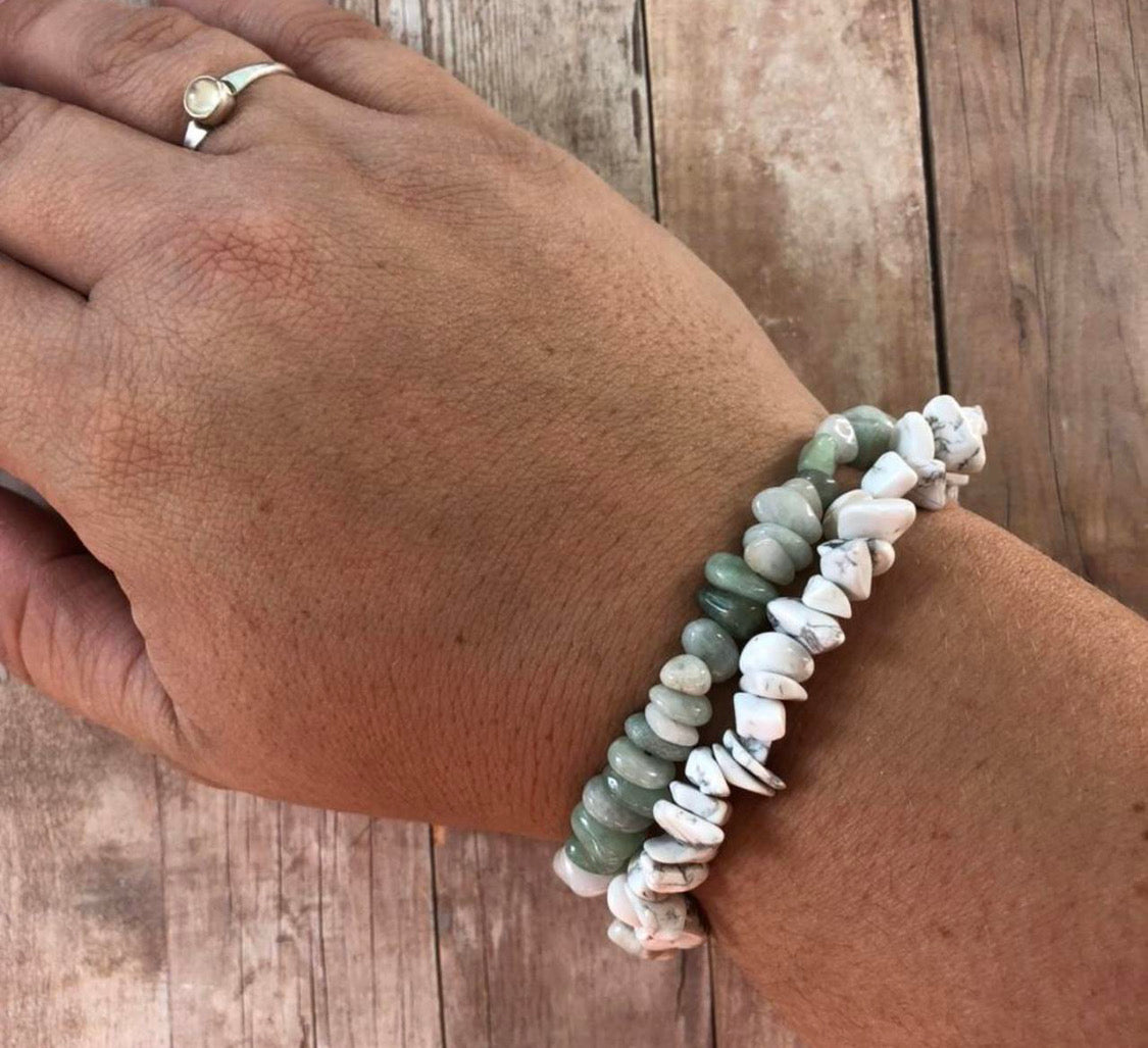 Lola Gemstone Chip Bracelet