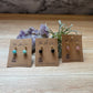 Nicole Gemstone Earrings 18k Plated Stud