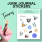 Taurus Zodiac Junk Journal Sticker Sheet