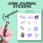 Capricorn Zodiac Junk Journal Sticker Sheet