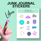 Libra Zodiac Junk Journal Sticker Sheet