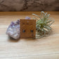 Rose Gemstone Earrings 18k Plated Stud