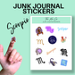 Scorpio Zodiac Junk Journal Sticker Sheet