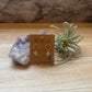 Rose Gemstone Earrings 18k Plated Stud