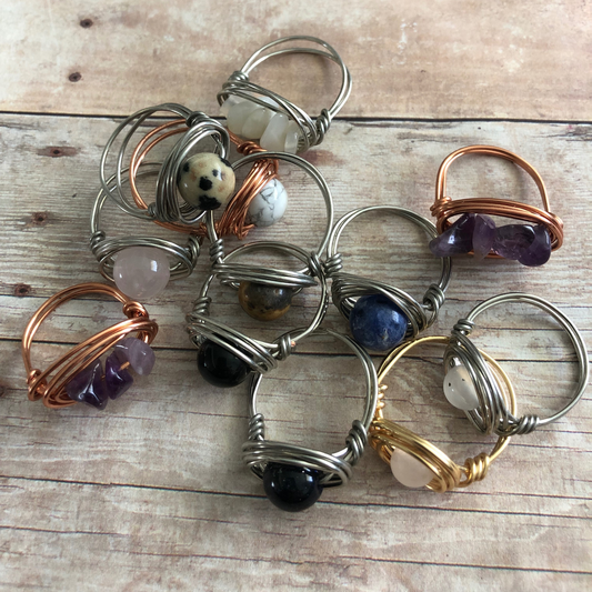 Wire Wrapped Rings Workshop
